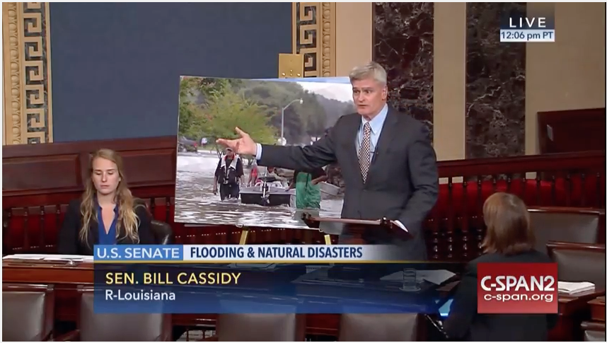 Senator Cassidy speaks on flood relief